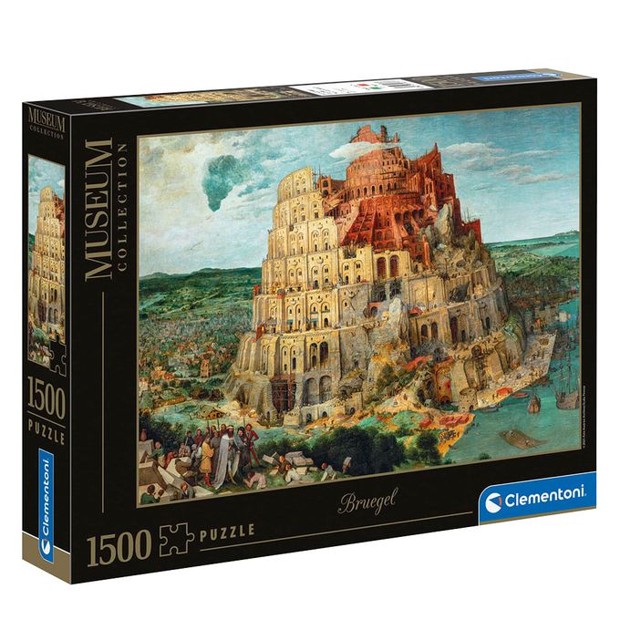 Puzzle 1500 Peças Torre de Babel - Bruegel - Clementoni - GROW