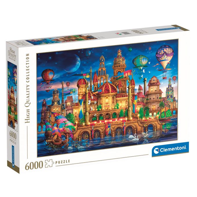 Puzzle 6000 peças Cidade Mágica - Clementoni - GROW