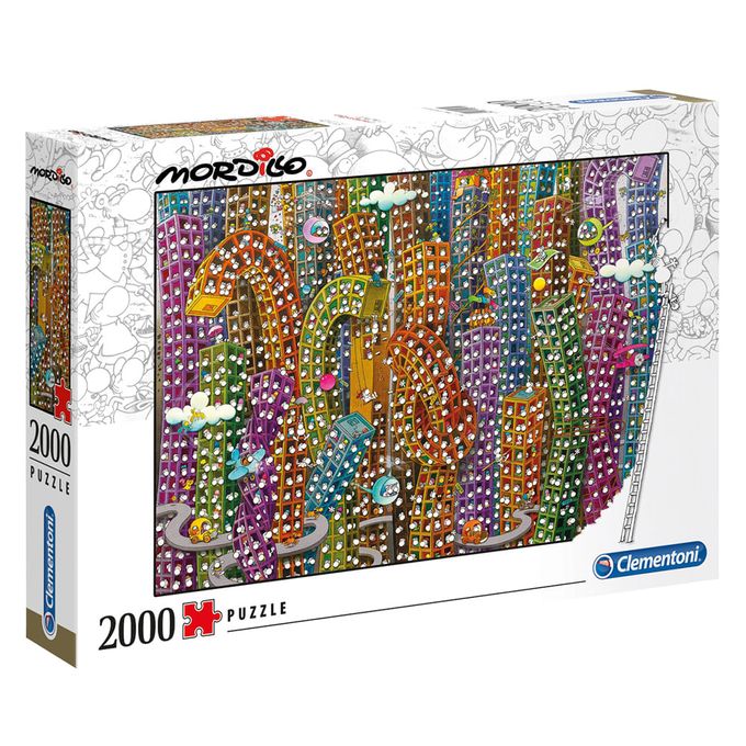 Puzzle 2000 Peças A Selva - Mordillo - Clementoni - GROW