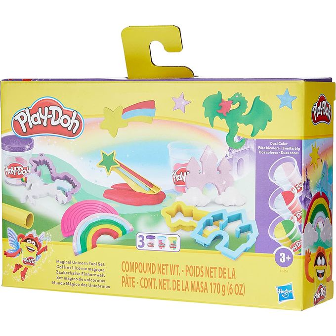 Massinha Play-Doh - Mundo Mágico Dos Unicórnios F3616 - Hasbro - HASBRO