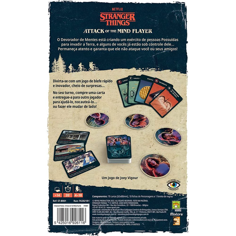 Jogo Stranger Things - Attack Of The Mind Flayer - Galápagos - MP ...
