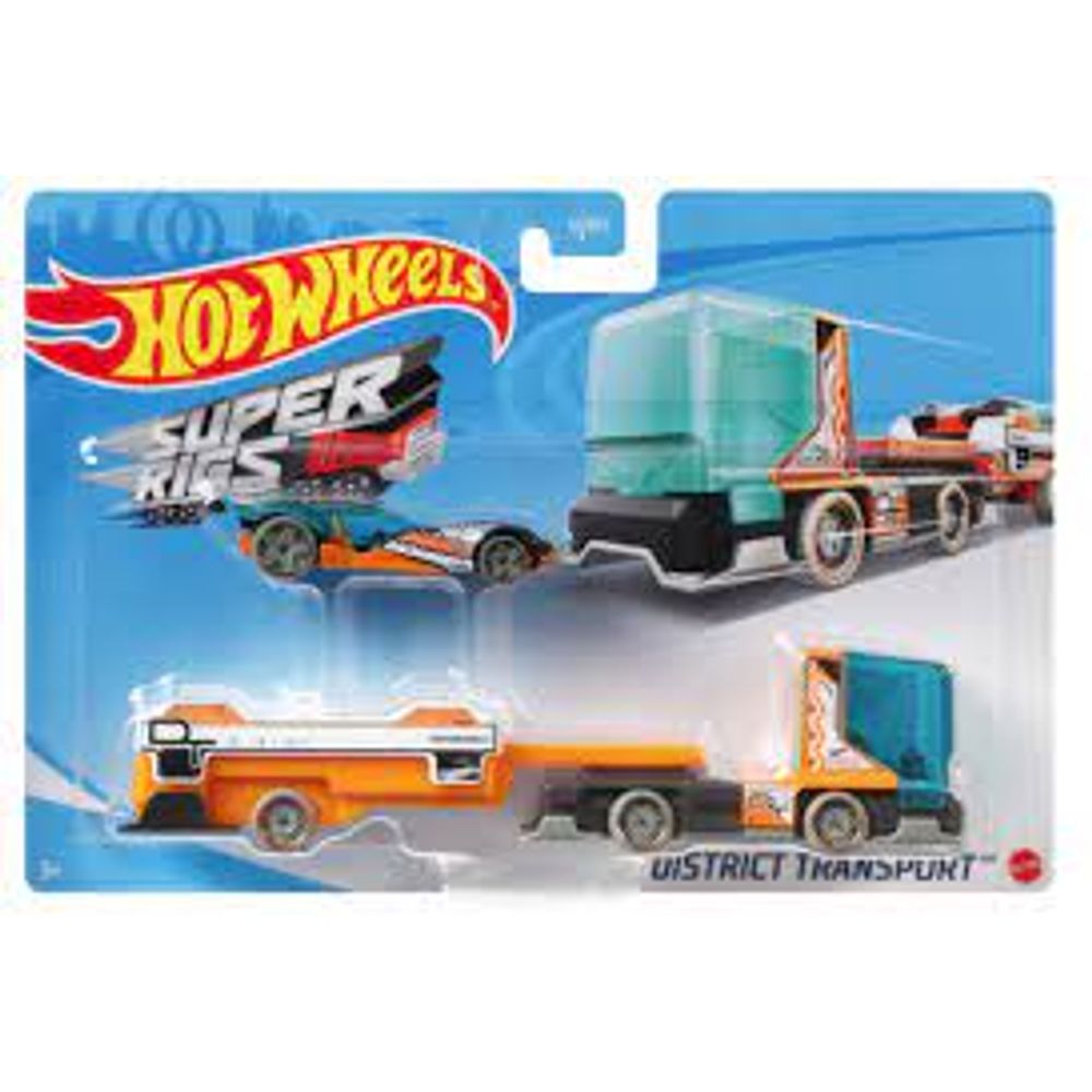 Hot Wheels - Caminhão Transportador - District Transport Grt98 - MP ...