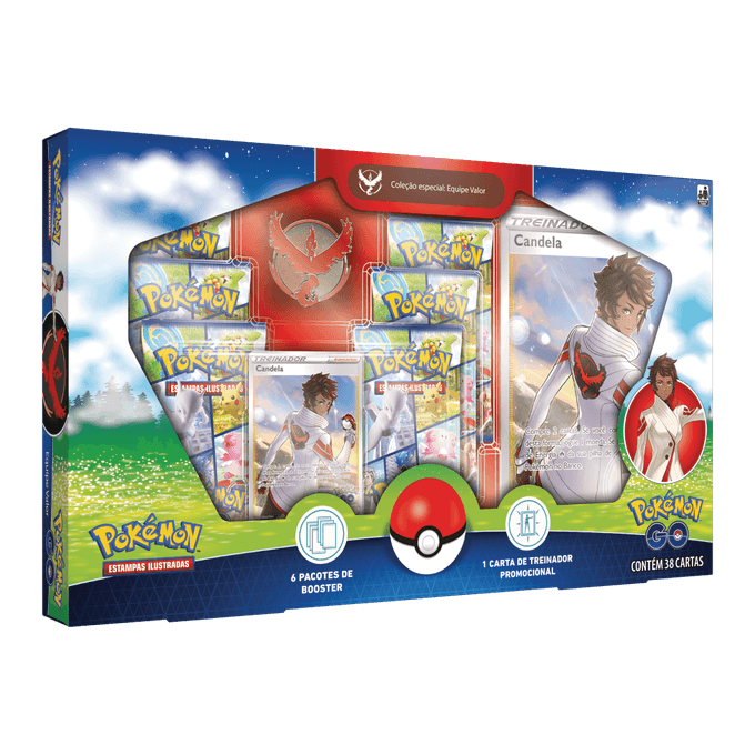 Pokemon Box - Coleção Especial - Equipe Valor - Candela - COPAG