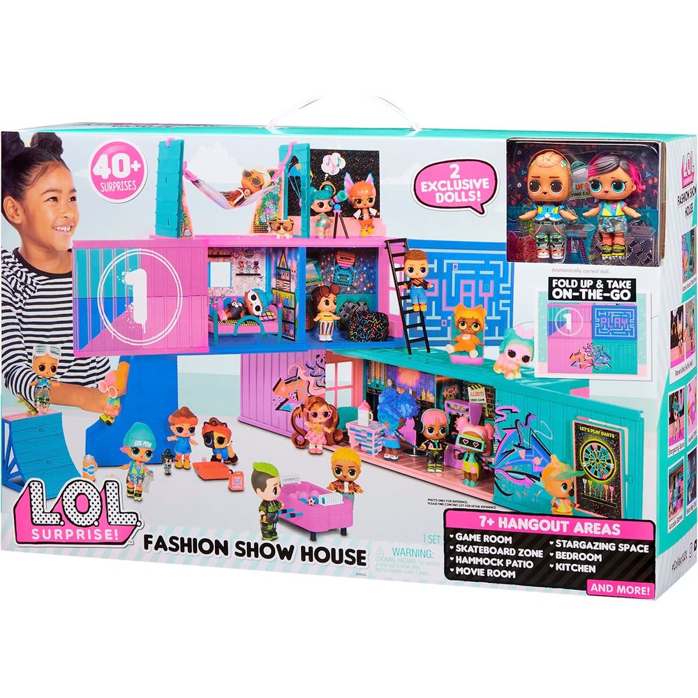 Lol Surprise - Casa Fashion Show House com 2 Bonecas - Candide - MP ...