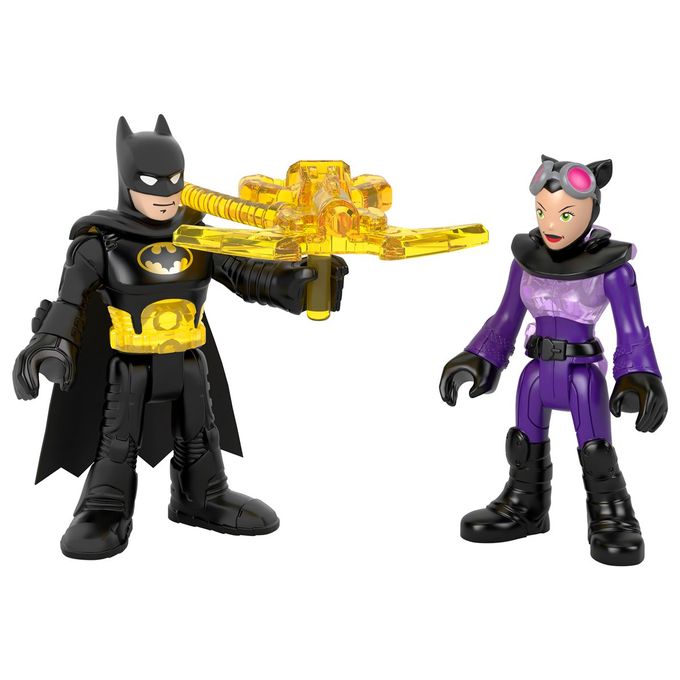 Imaginext - Batman Figuras - Batman e Mulher Gato Hgx82 - MATTEL