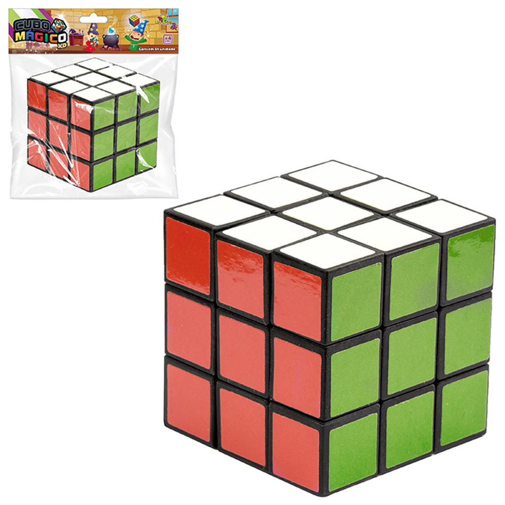 Cubo Mágico 6,5cm X 6,5cm Clássico Tradicional Diversão Memória - Jogo De  Tabuleiro - #