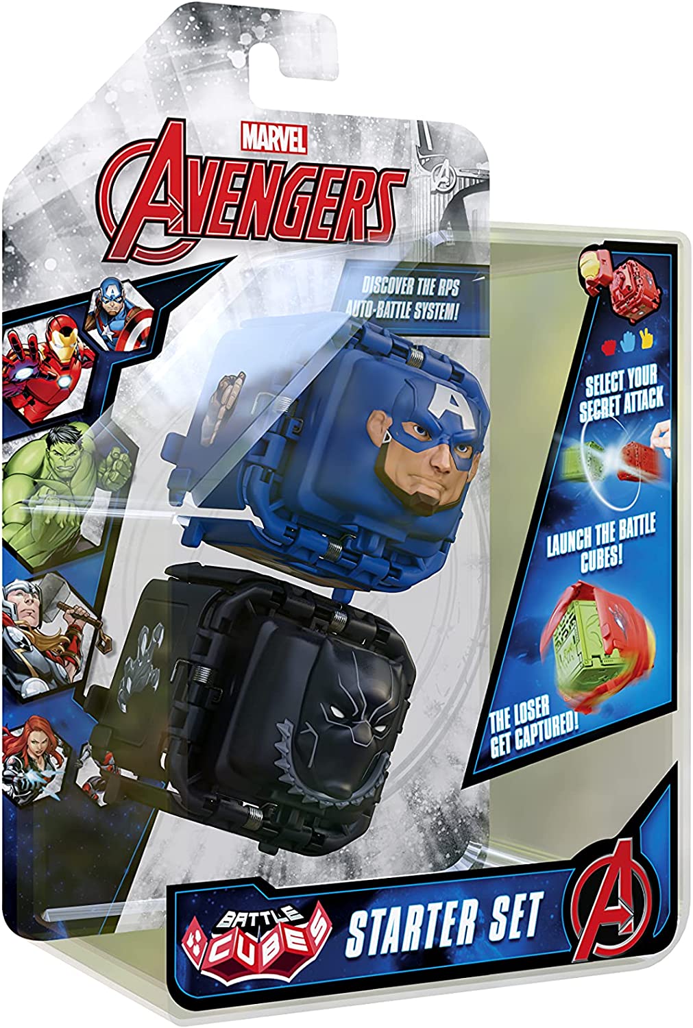 Vingadores - Battle Cubes - Capitão América e Pantera Negra - Estrela