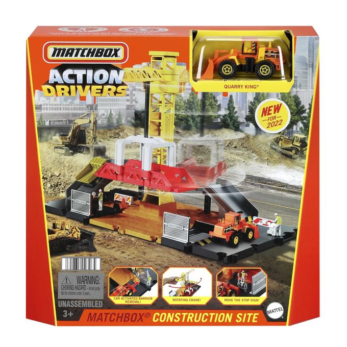 Matchbox - Action Drivers - Playset Construção Hdl33 - MP Brinquedos