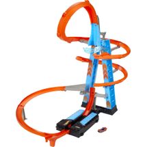 Pista Hot Wheels Track Builder Lançador Com Looping GVG07 - Mattel