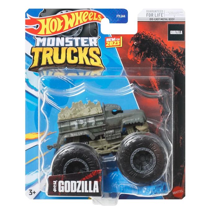 Hot Wheels - Monster Trucks - Godzilla Hkm37 - MATTEL