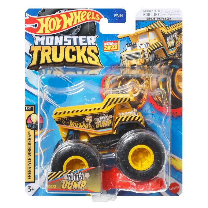 Hot Wheels - Monster Trucks - Gotta Dump Hkm35 - MATTEL