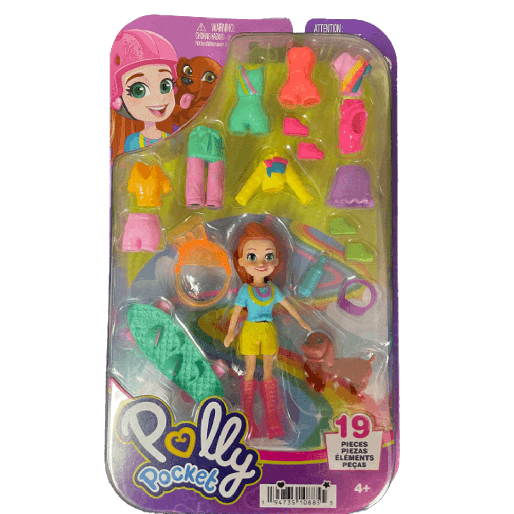 Polly Pocket - Pacote de Modas 19 Peças Hkv90 - MP Brinquedos