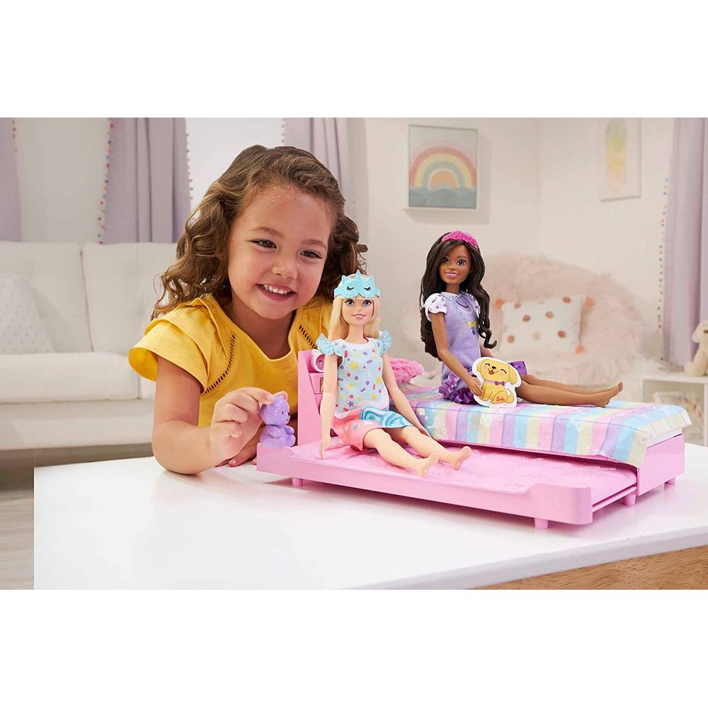 Barbie - Quarto Minha Primeira Barbie Hora de Dormir Hmm64 - MP Brinquedos