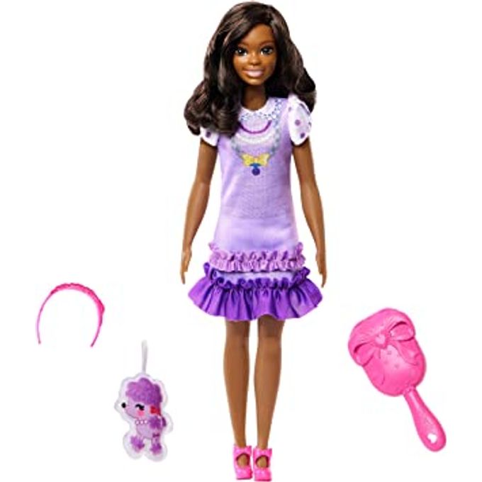 Minha Primeira Barbie - Boneca Hora de Dormir Negra Hll20 - MATTEL