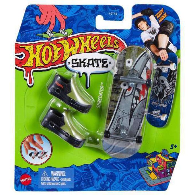 Skate de Dedo Hot Wheels  Homem de Ferro - Skate e Tênis