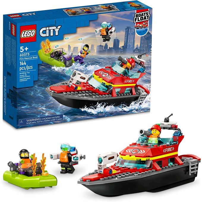 60373 Lego City - Barco de Resgate Dos Bombeiros - LEGO