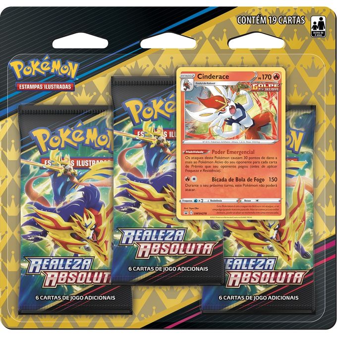 Box Pikachu VMAX Realeza Absoluta COPAG Original 8 Booster Carta