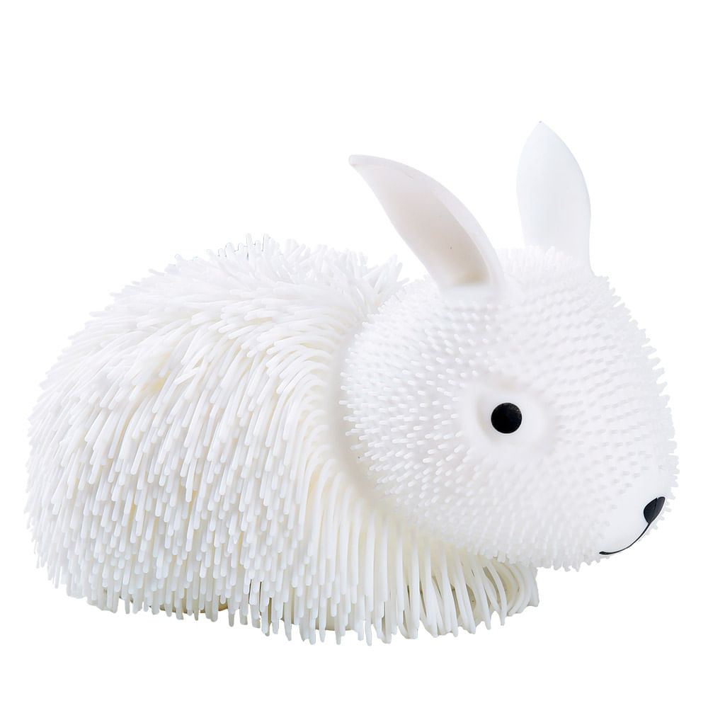 Coelho Mania Flofys Anti-Stress - Branco - Dm Toys