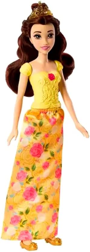 Boneca Princesas Disney - Bela Saia Estampada Hlx31