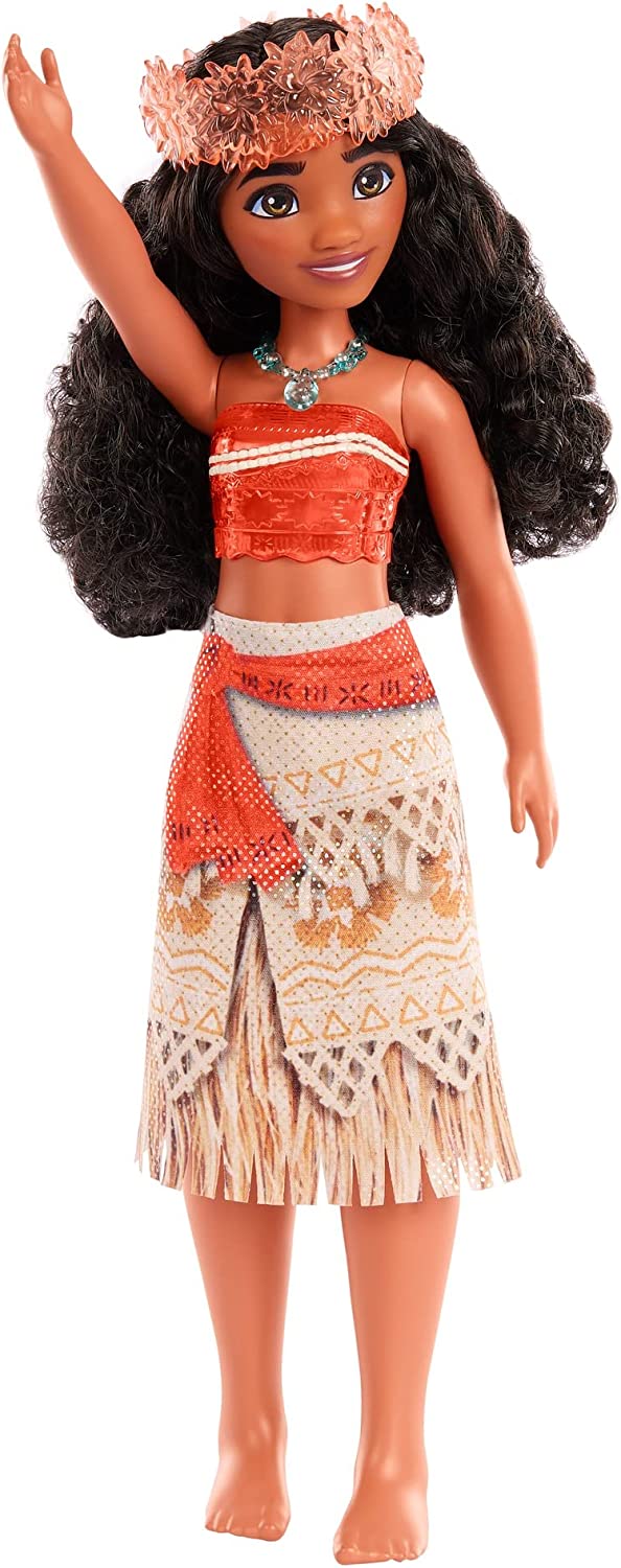 Boneca Princesas Disney - Moana com Coroa Hlw05