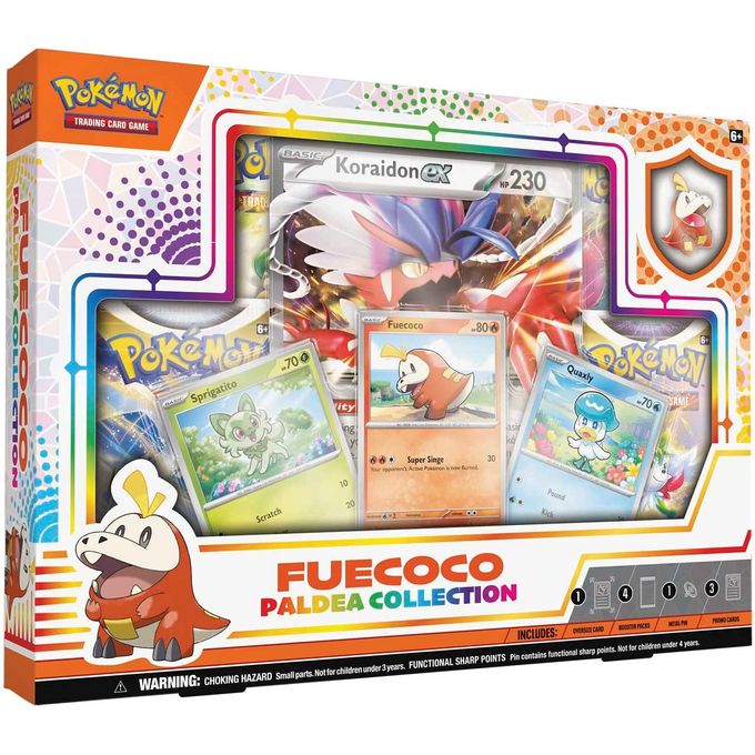 Pokemon Box - Coleção Paldea - Fuecoco - COPAG