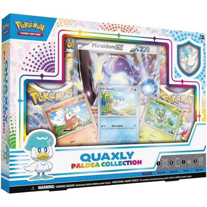 Pokemon Box - Coleção Paldea - Quaxly - COPAG