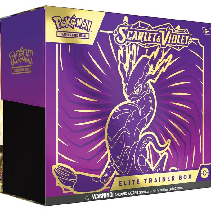 Pokemon Box - Coleção Treinador Avançado - Escarlate e Violeta - Miraidon (roxo) - COPAG