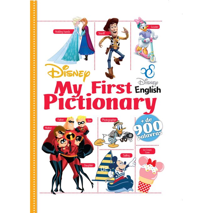 Livro Disney Inglês - My First Pictionary - Dcl - EDITORA DCL