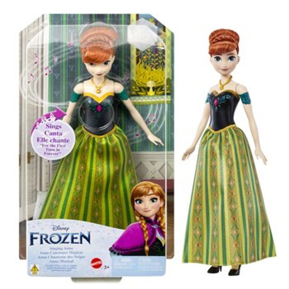 Boneca Frozen Disney - Anna Musical Hpd94 - MP Brinquedos