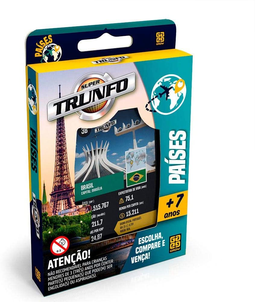 Jogo Super Trunfo - Países - Grow