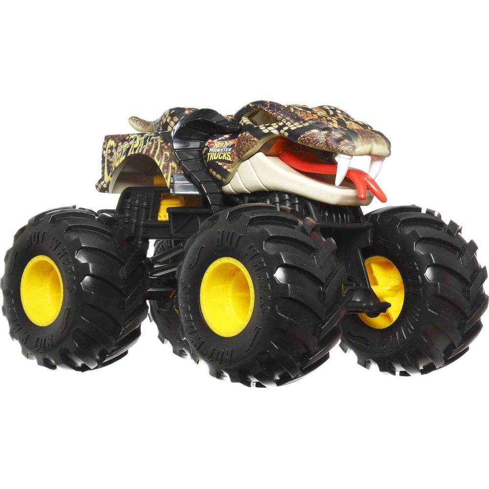 Hot Wheels - Monster Trucks 1:24 - Cage Rattler Hkm47 - MP Brinquedos