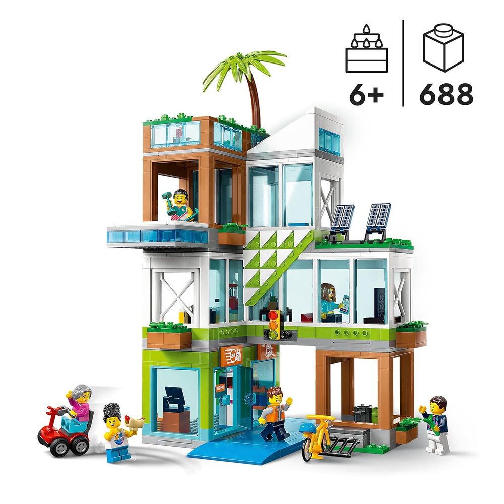 60365 Lego City - Prédio de Apartamentos - MP Brinquedos