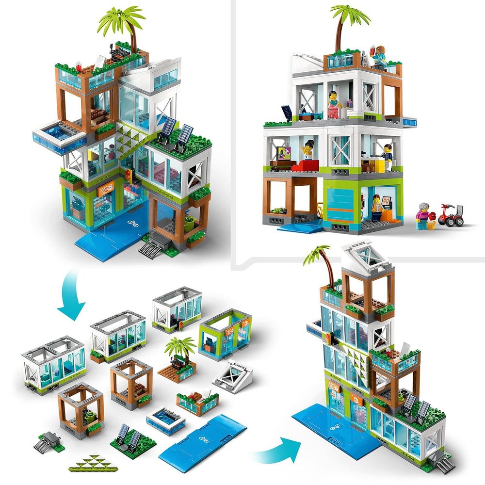 60365 Lego City - Prédio de Apartamentos - MP Brinquedos