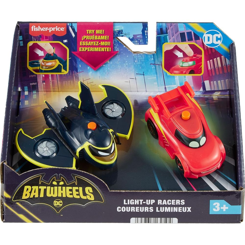 Batwheels Fisher-Price - Conjunto 2 Veículos com Luzes Hml26 - MP ...