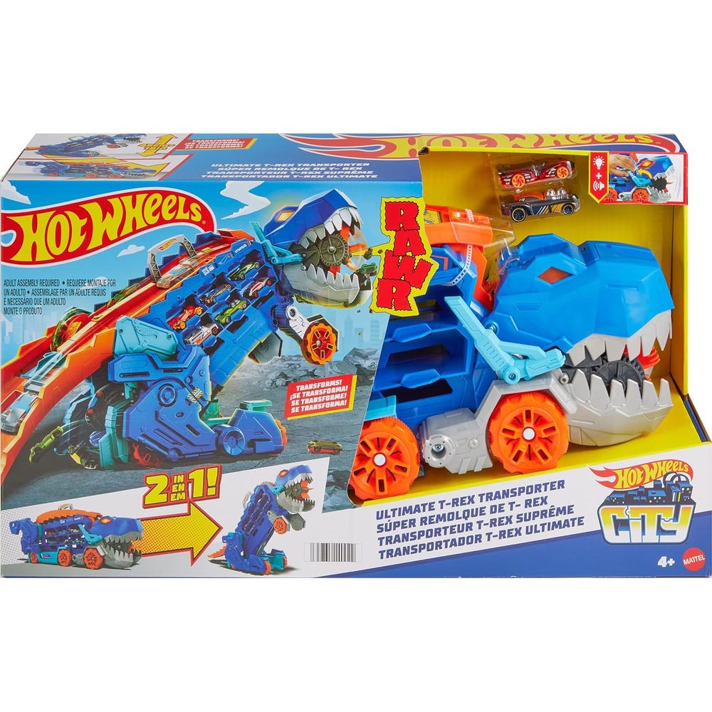 Hot Wheels - Caminhão Ultimate T-Rex Transportador Hng50 - MP Brinquedos