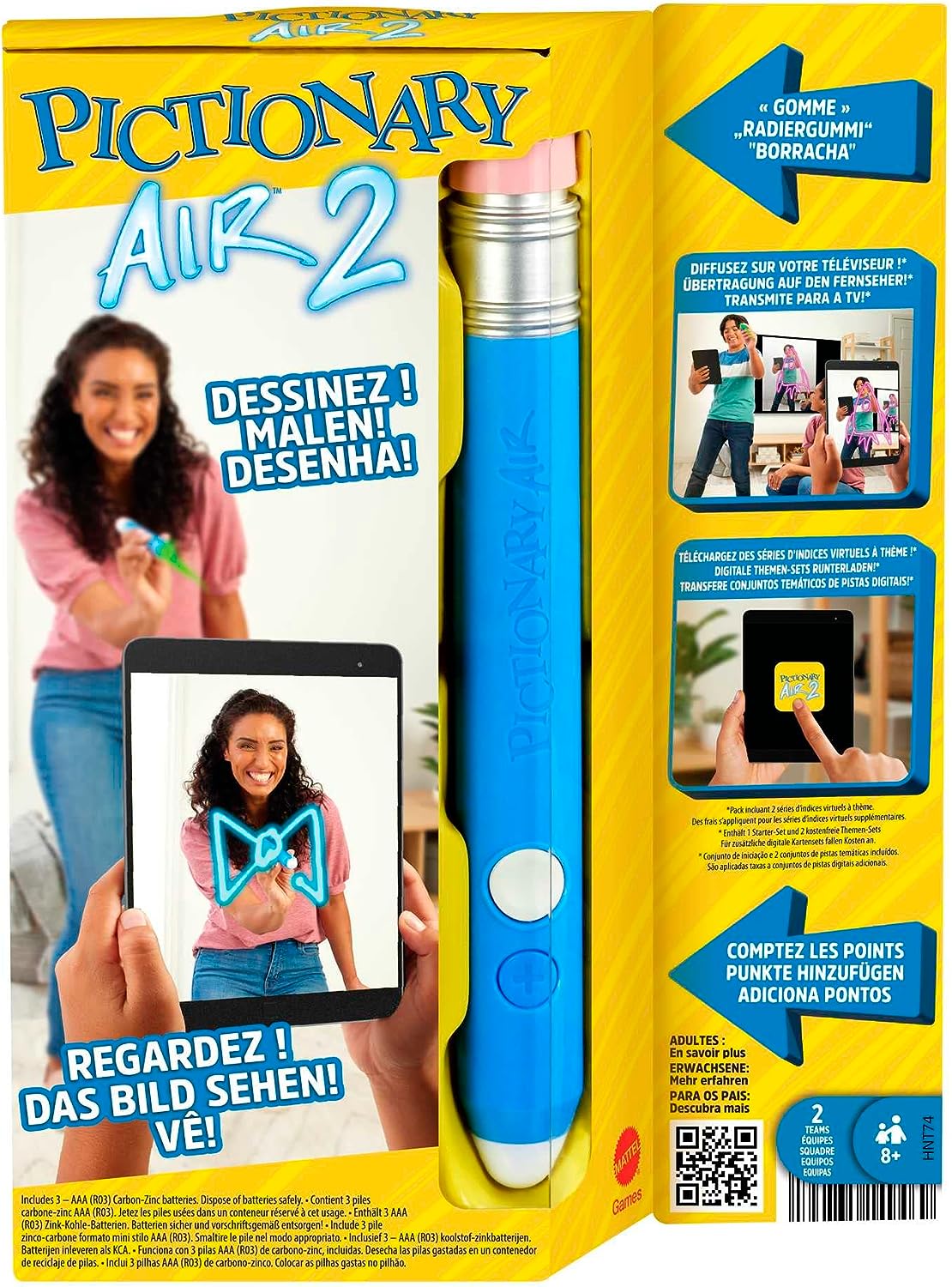 Jogo Pictionary Air 2 Hnt74- Mattel
