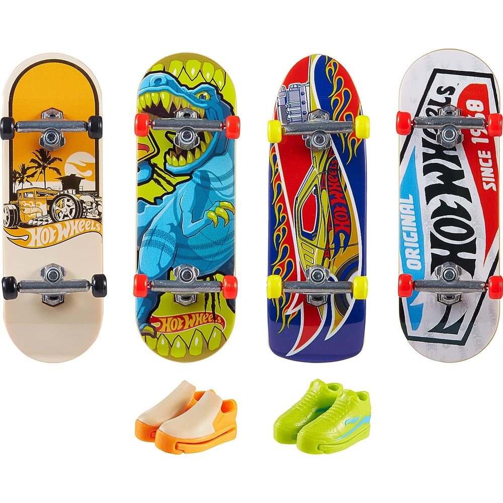 Skate de Dedo com Tênis Multipack Hot Wheels Hgt84 - MP Brinquedos