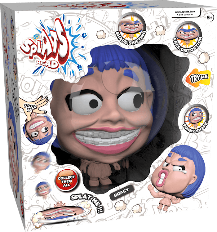 Splats Head - Boneco 11cm - Bracy - Sunny