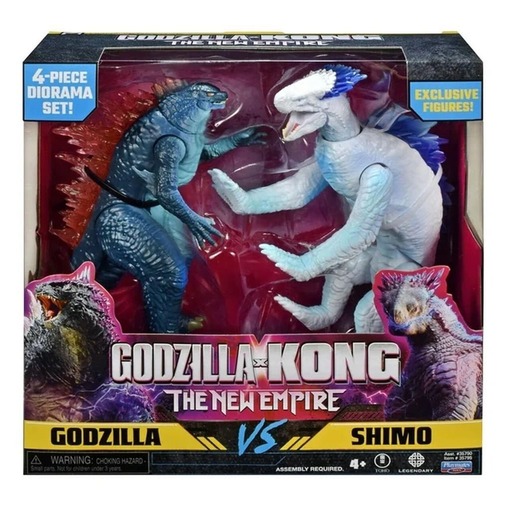 Godzilla Monsterverse - Figuras de Batalha 15cm - Godzilla Contra Shimo - Sunny