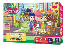 Quebra-Cabeça 100 Peças - Moranguinho e Suas Amigas - Mimo Toys