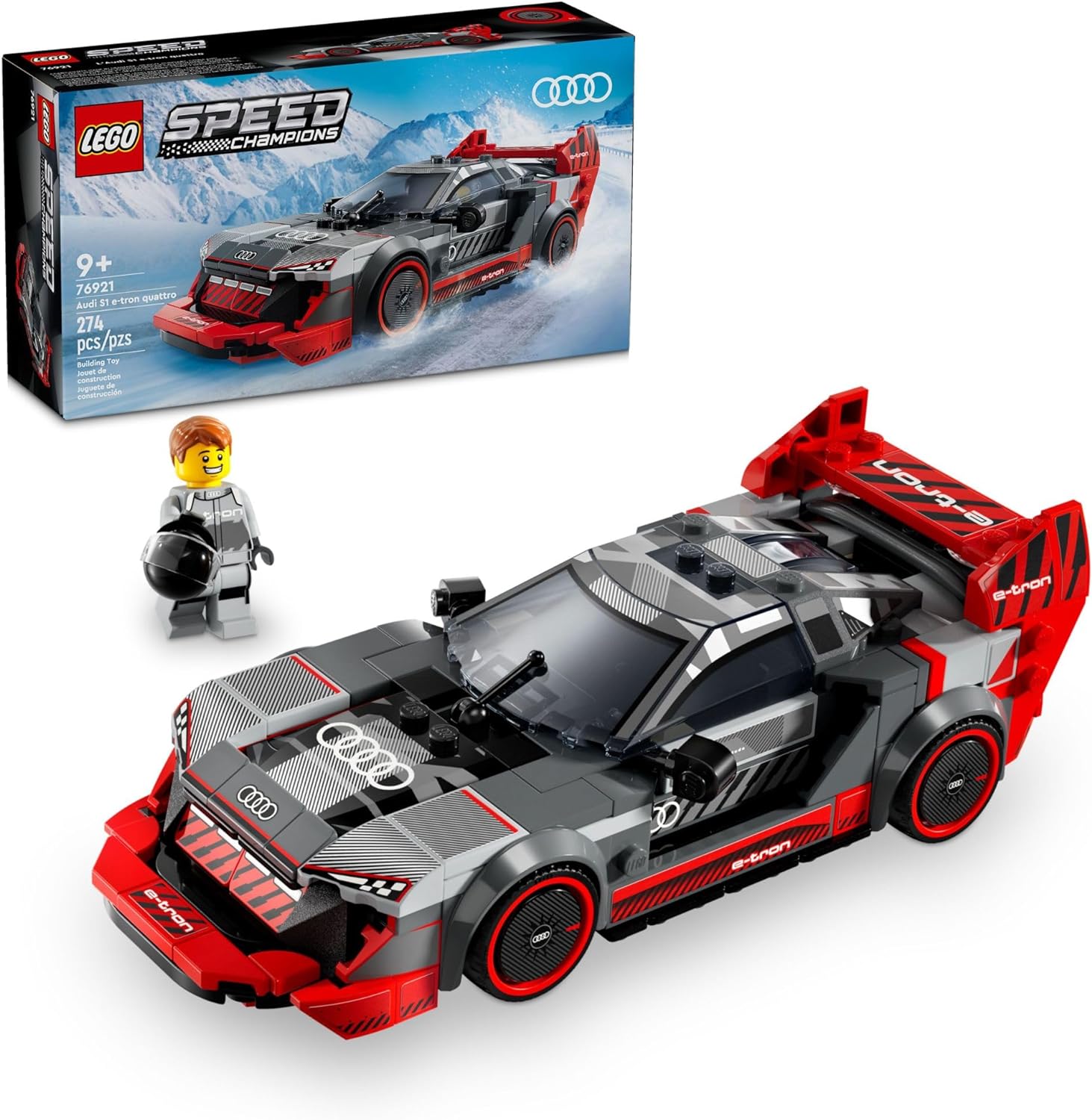 76921 Lego Speed Champions - Carro de Corrida Audi E-Tron Quattro