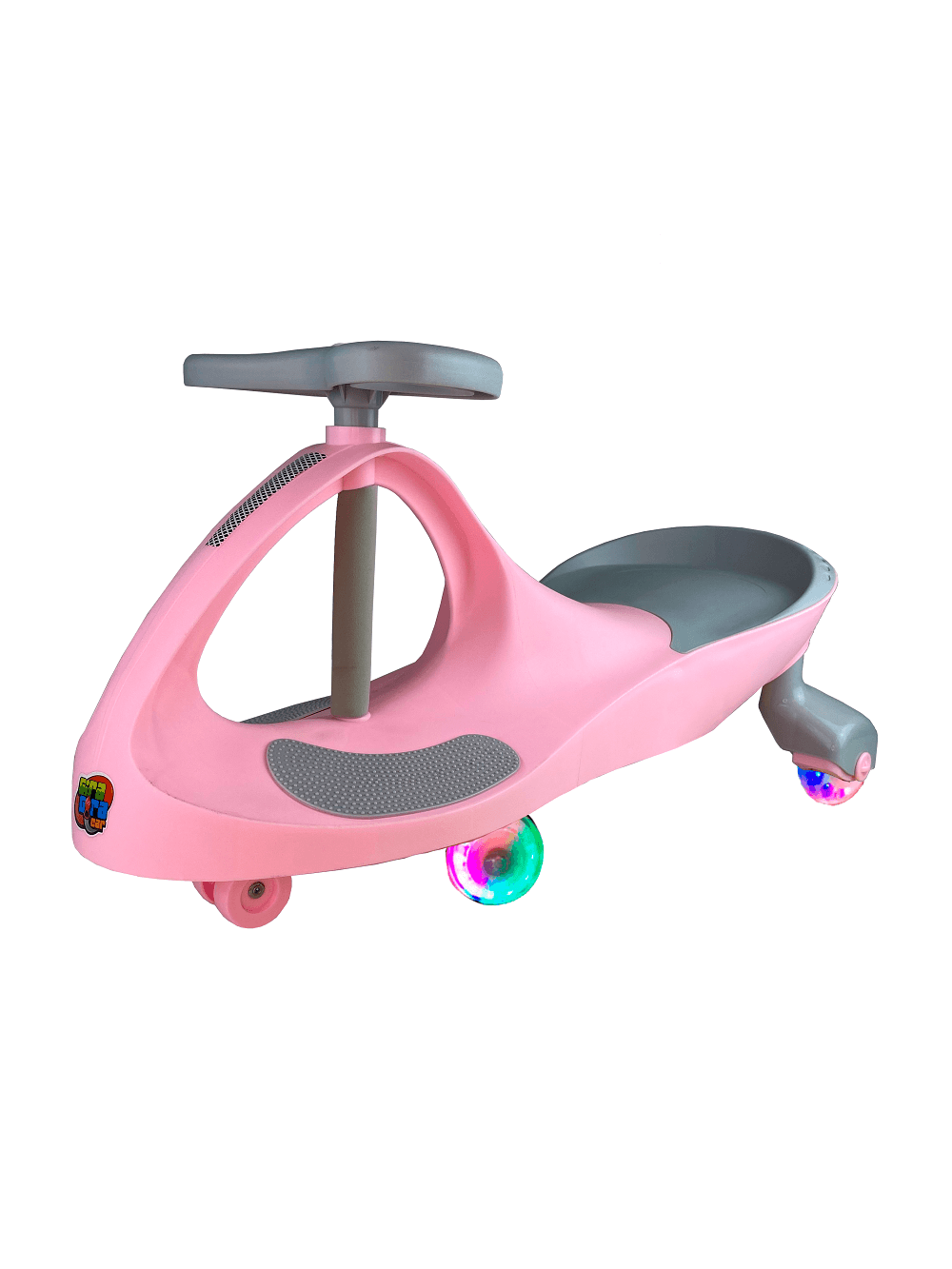 Carrinho Gira Gira Car Candy Rosa C/ Luz - Fenix