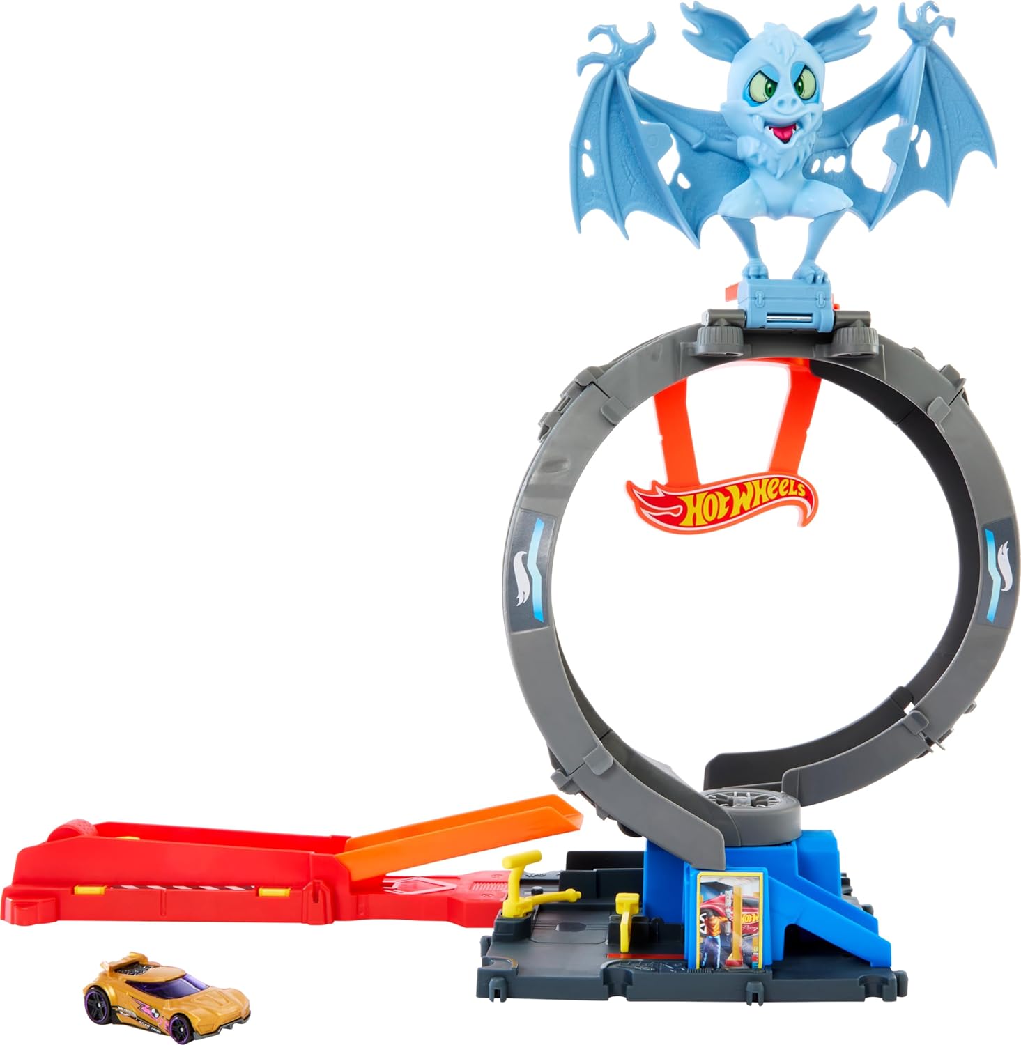 Hot Wheels - Ataque de Loop de Morcego Htn78