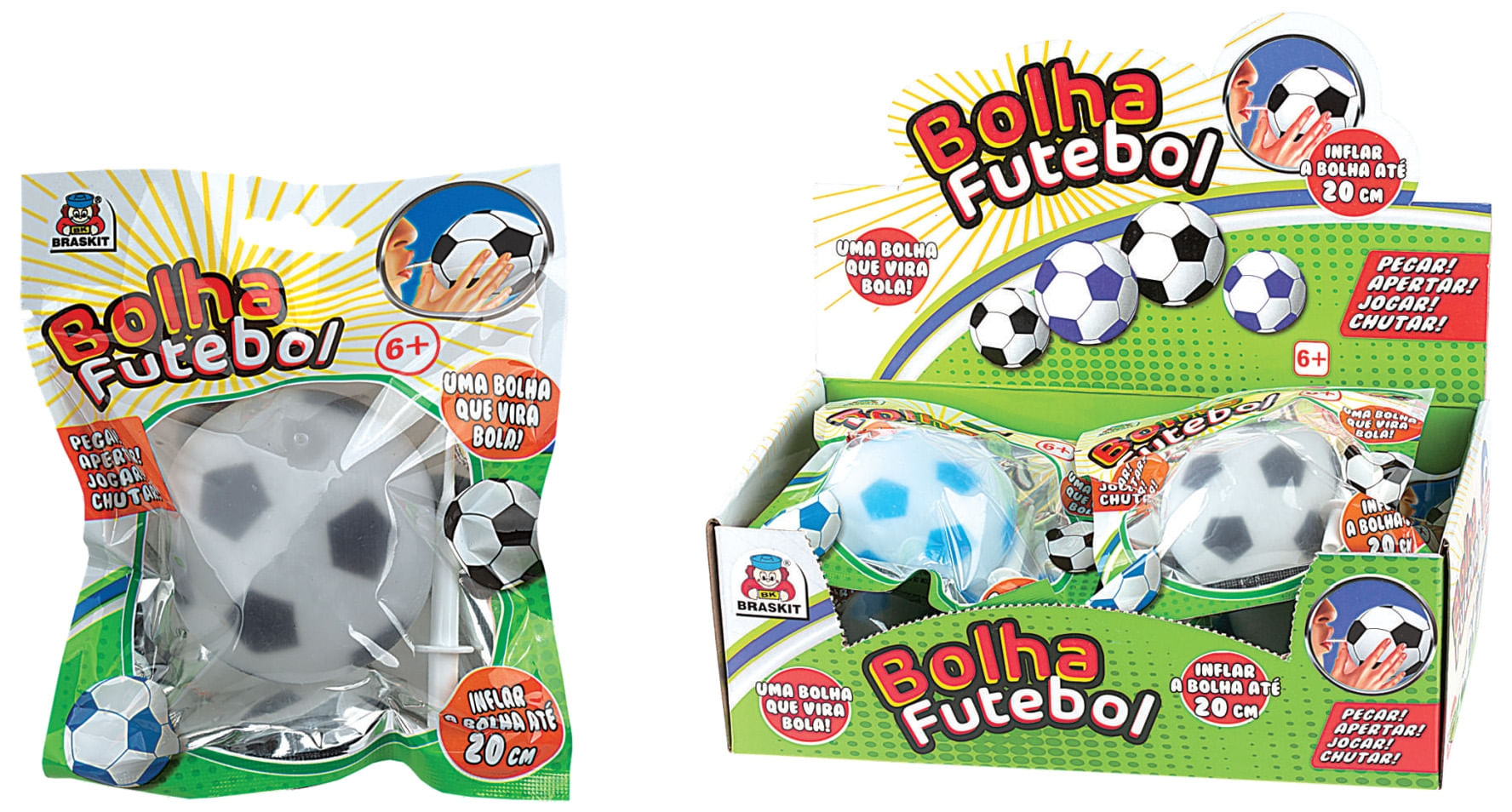 Bolha Futebol Inflável - Braskit