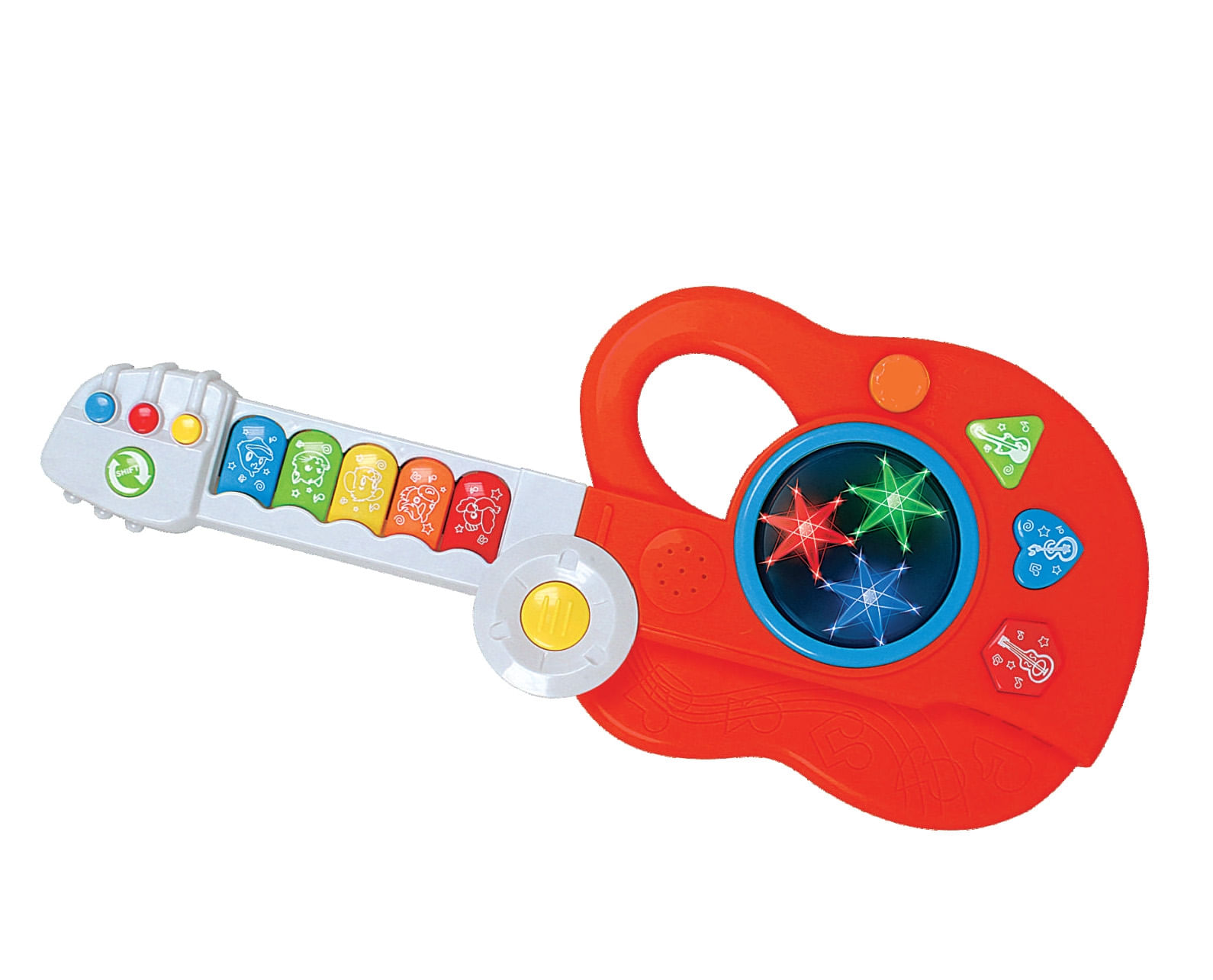 Guitarra Piano e Tambor Musical - Braskit