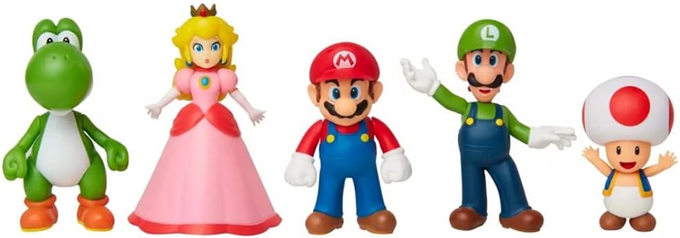 Super Mario - Pack 5 Figuras - Sunny