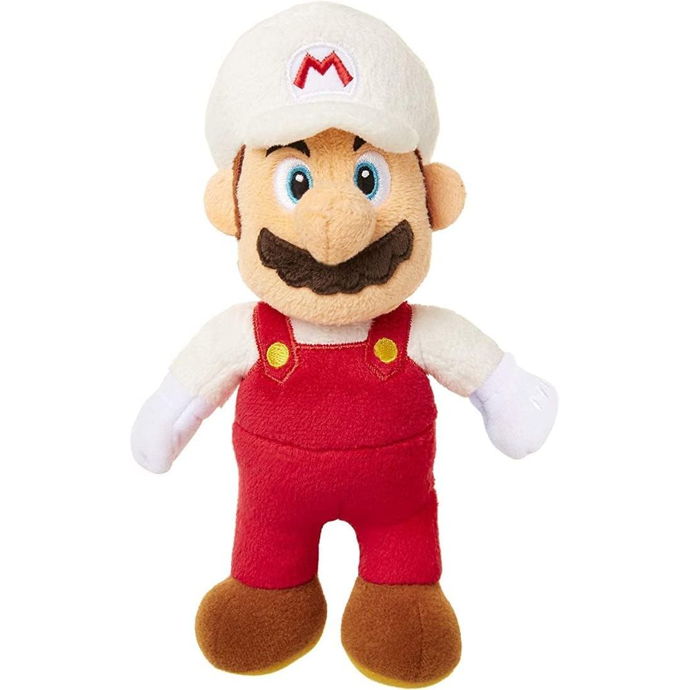 Super Mario - Pelúcia 22cm - Fire Mario - Sunny - MP Brinquedos