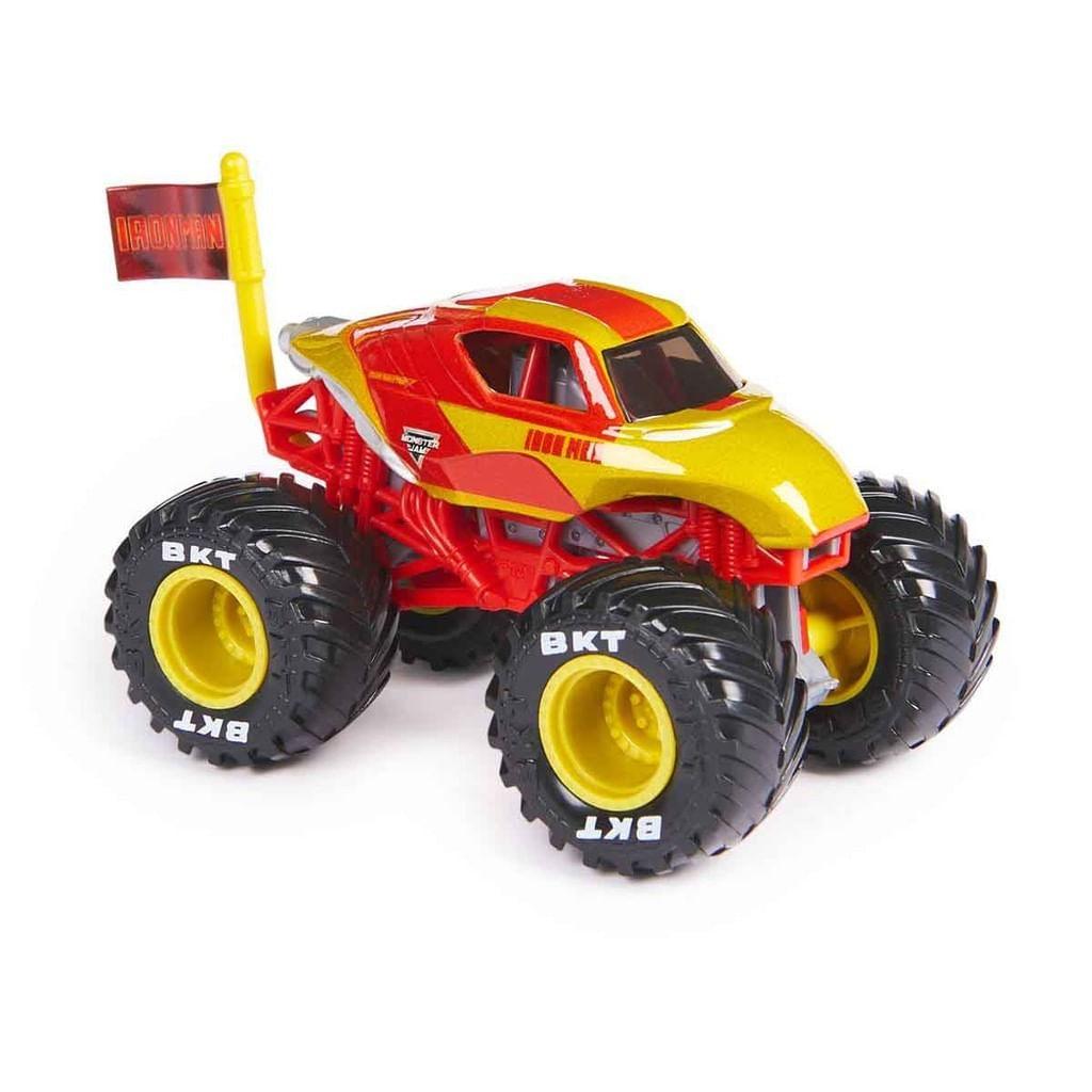 Monster Jam 1:64 - Veículo Marvel - Homem de Ferro - Sunny