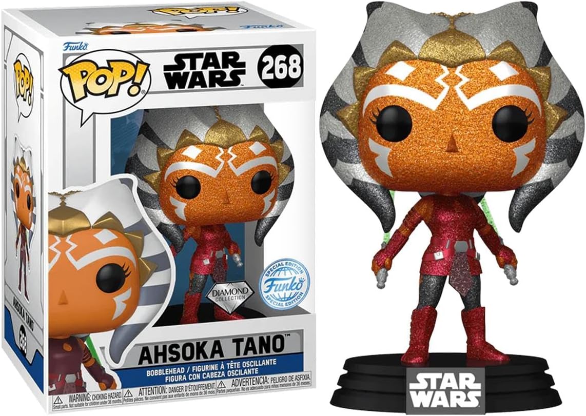 Funko Pop - Star Wars - Ahsoka Tano com Glitter #268