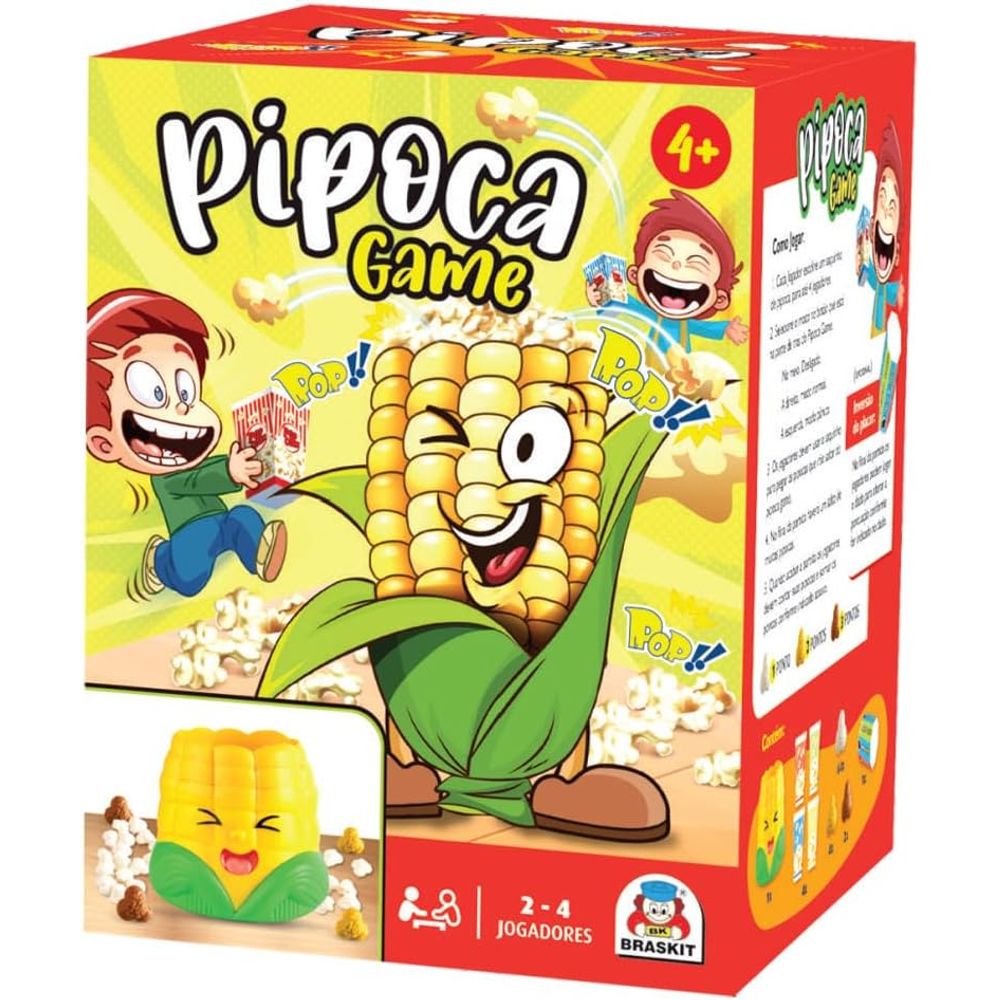 Jogo Pipoca Game - Braskit - MP Brinquedos